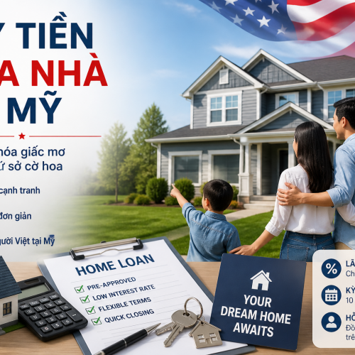 Điểm tín dụng để được vay tiền mua nhà tại Mỹ
