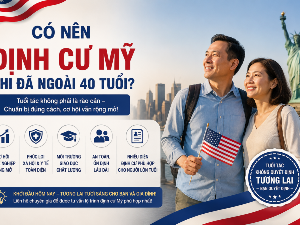 Có nên định cư Mỹ khi đã ngoài 40 tuổi?