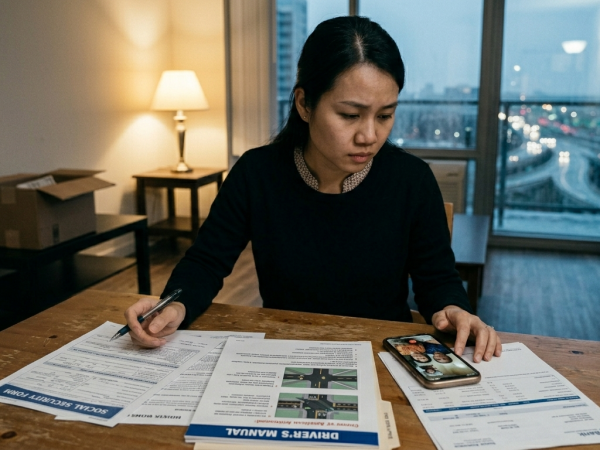 Các khó khăn ban đầu khi mới đến Mỹ