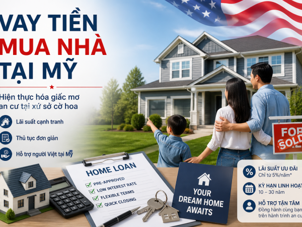 Điểm tín dụng để được vay tiền mua nhà tại Mỹ