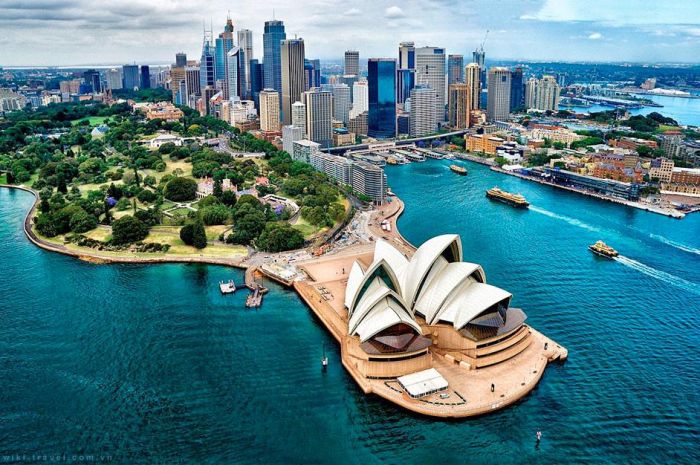 Các địa điểm du lịch nổi tiếng tại Úc