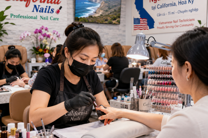 Ngành nail và làm nail ở California, Hoa Kỳ