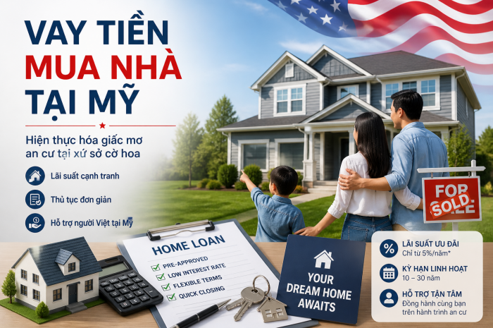 Điểm tín dụng để được vay tiền mua nhà tại Mỹ