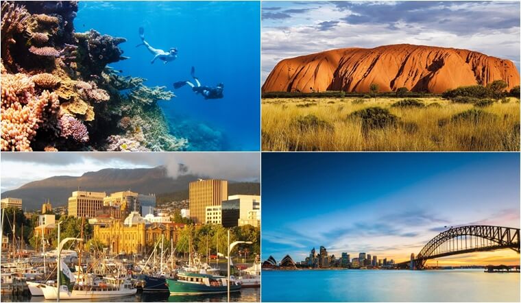 Các địa điểm nổi tiếng tại Úc