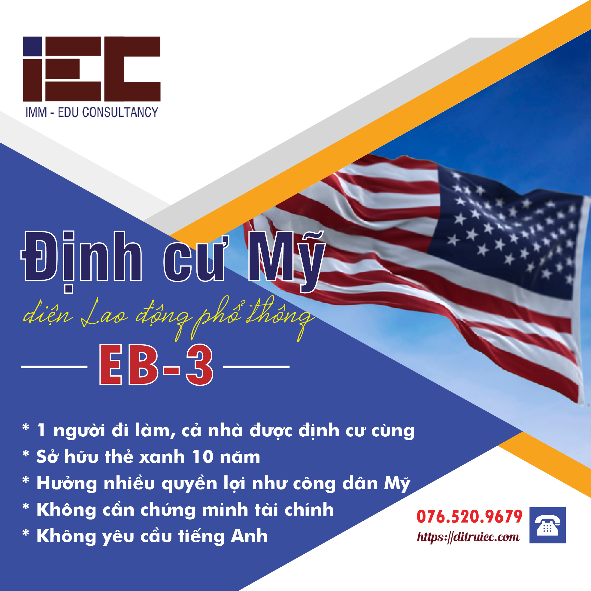 Định cư Mỹ diện EB-3 kinh nghiệm phỏng vấn thành công